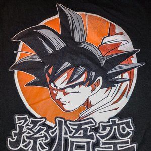 Dragon Ball Z Japanese Anime Characters T-shirt Toei Animation DBZ Gray  Size XL